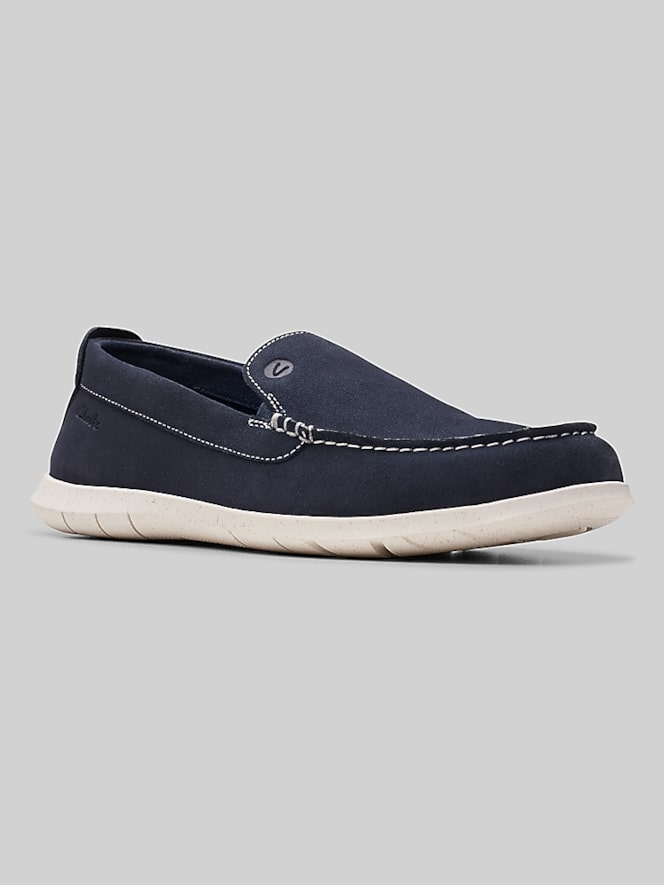 Clarks Flexway Step Moc Toe Casual Slip-On Shoes