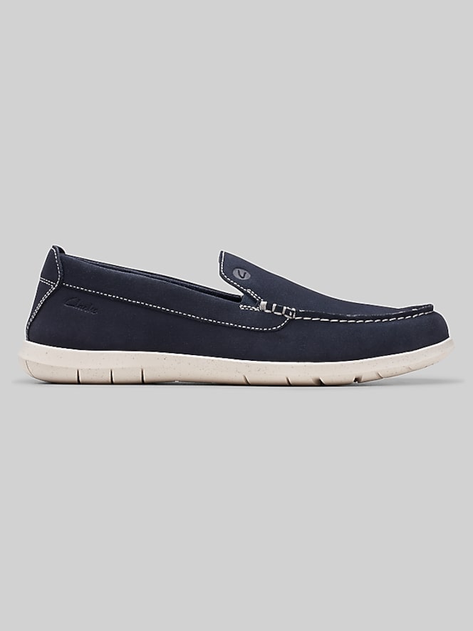 Clarks Flexway Step Moc Toe Casual Slip-On Shoes