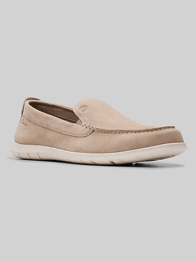 Clarks Flexway Step Moc Toe Casual Slip-On Shoes, Cola - Image 2 of 5