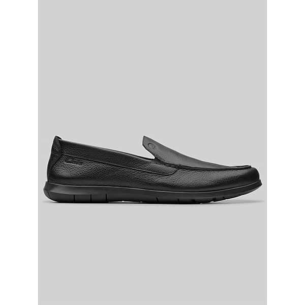 Clarks Men's Flexway Step Moc Toe Casual Slip-On Shoes Black - Size: 13 D-Width
