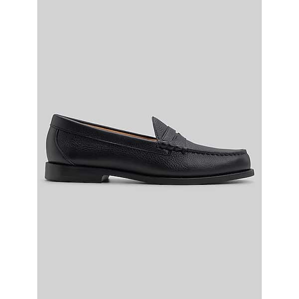 G.H.BASS Men's Berkeley Moc Toe Loafers Black - Size: 10 1/2 D-Width