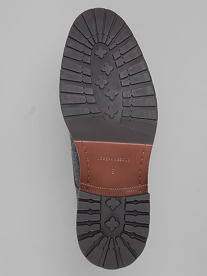Joseph Abboud Flannel with Leather Cap Toe Boots