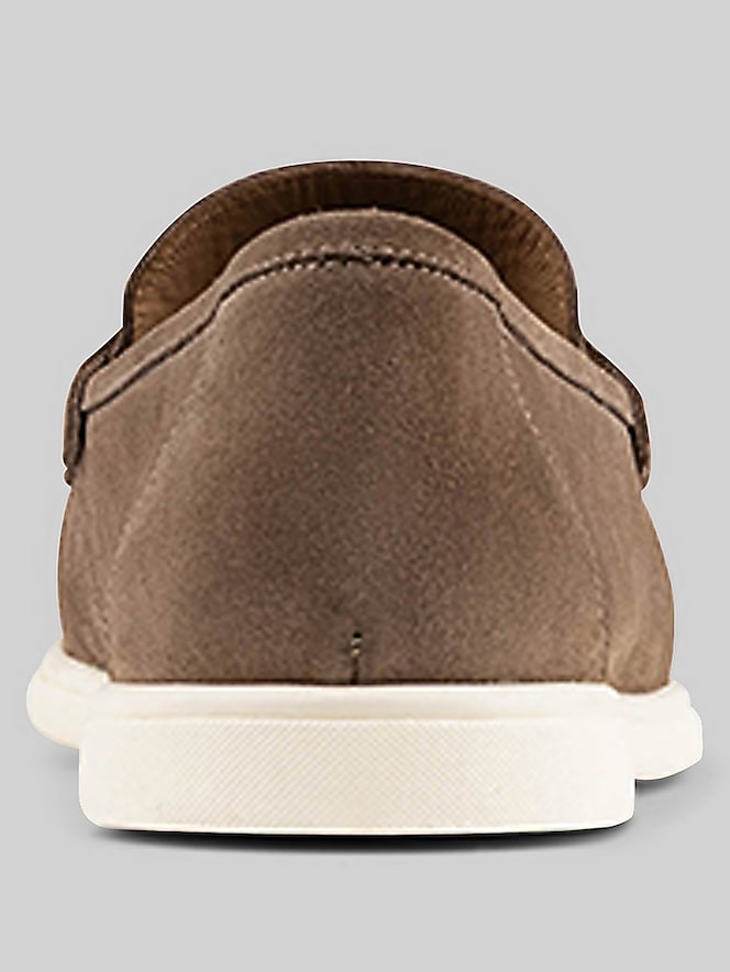 Donald Pliner Clive Moc Toe Suede Penny Loafers