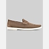 Donald Pliner Clive Moc Toe Suede Penny Loafers