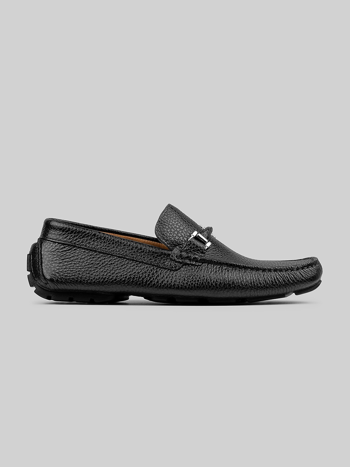 Donald Pliner Loafers DONALD PLINER Dustee Brown Red Stitching Leather Loafers  main image 2