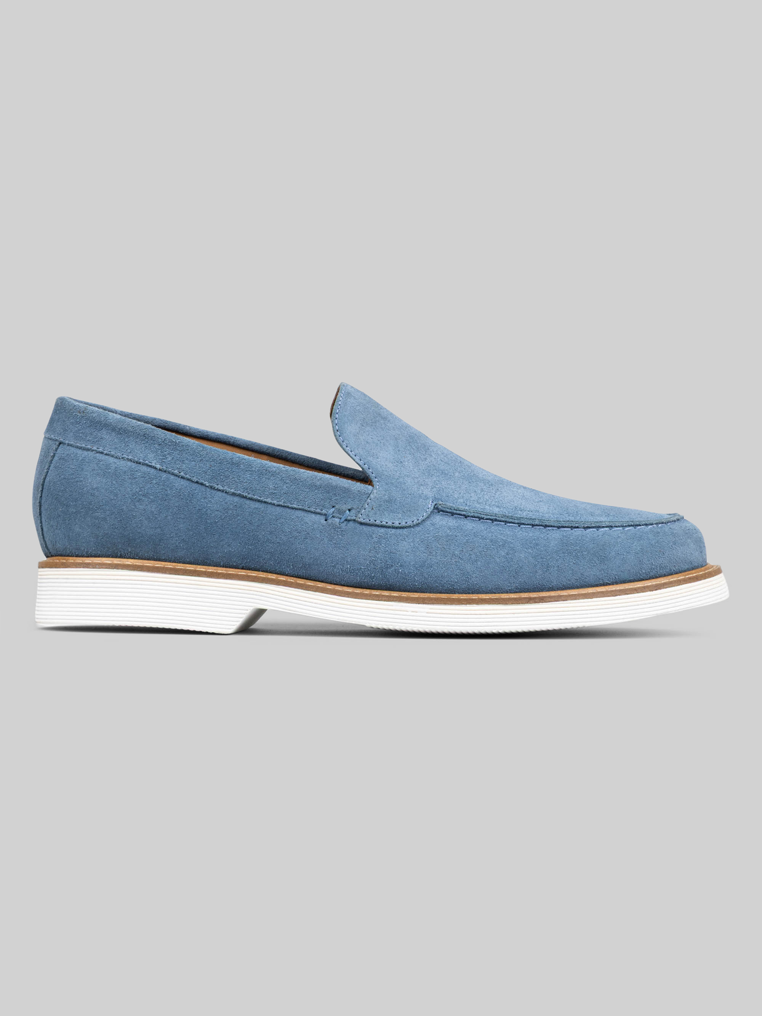 Donald Pliner Fifer Moc Toe Loafers, Denim - Blue | Loafers