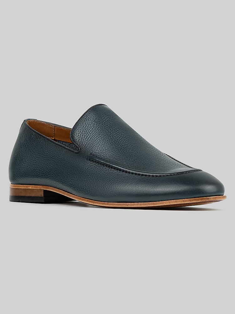 Donald Pliner Tristan Moc Toe Loafers, Navy - Blue | Loafers  display picture 3