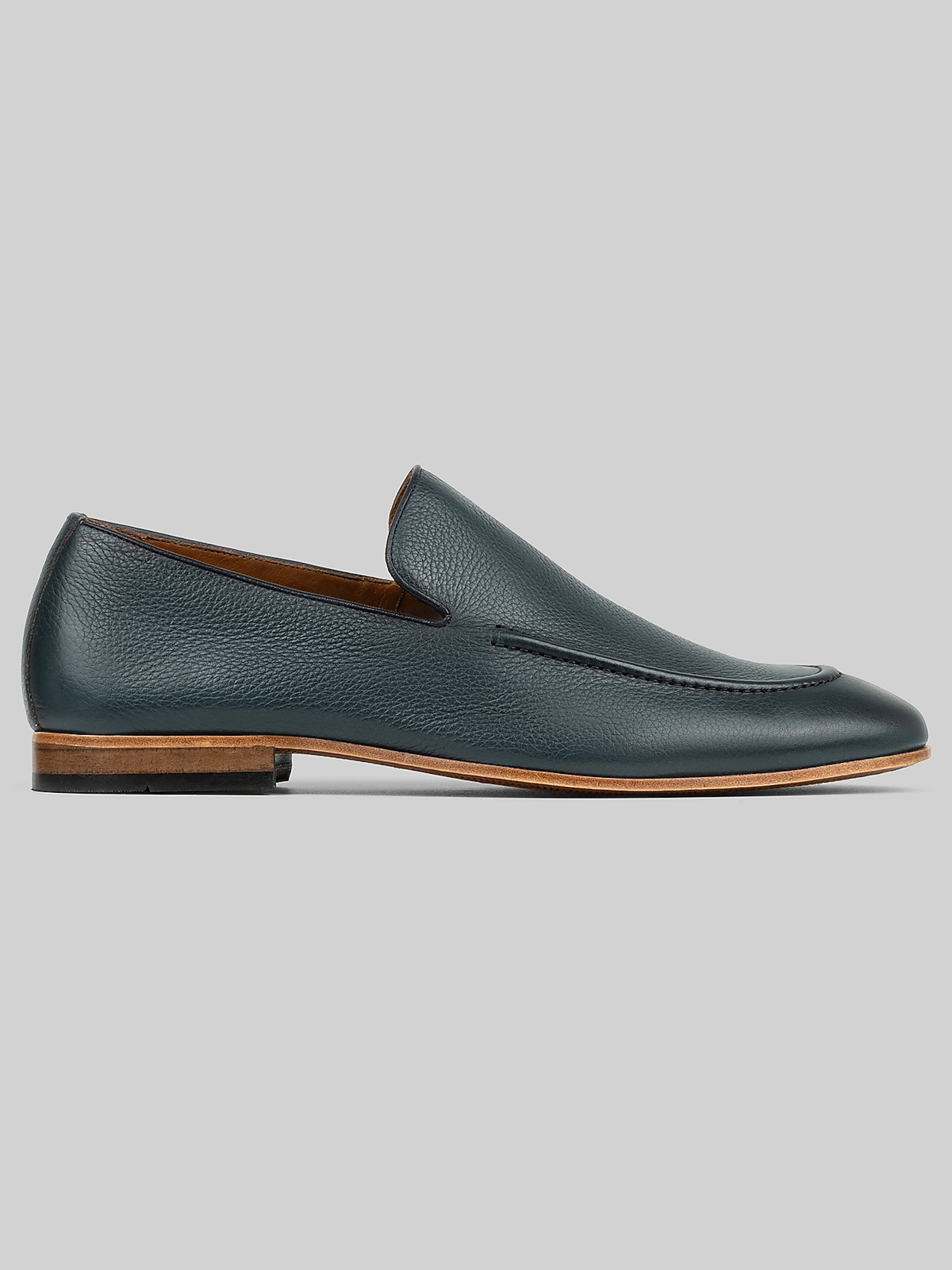 Donald Pliner Tristan Moc Toe Loafers, Navy - Blue | Loafers  display picture 1