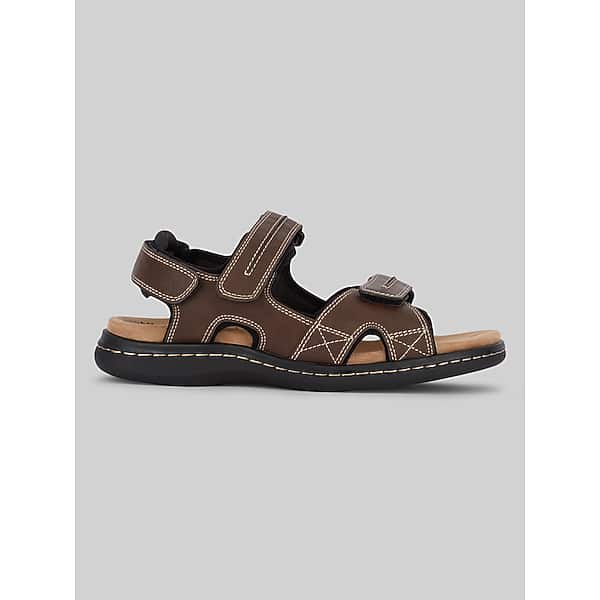 Dockers Men's Newpage Strap Sandals Briar - Size: 12 WIDE