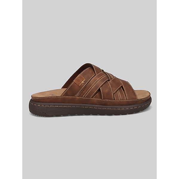 Dockers Men's Seville Slide Sandals Dark Tan - Size: 12 D-Width