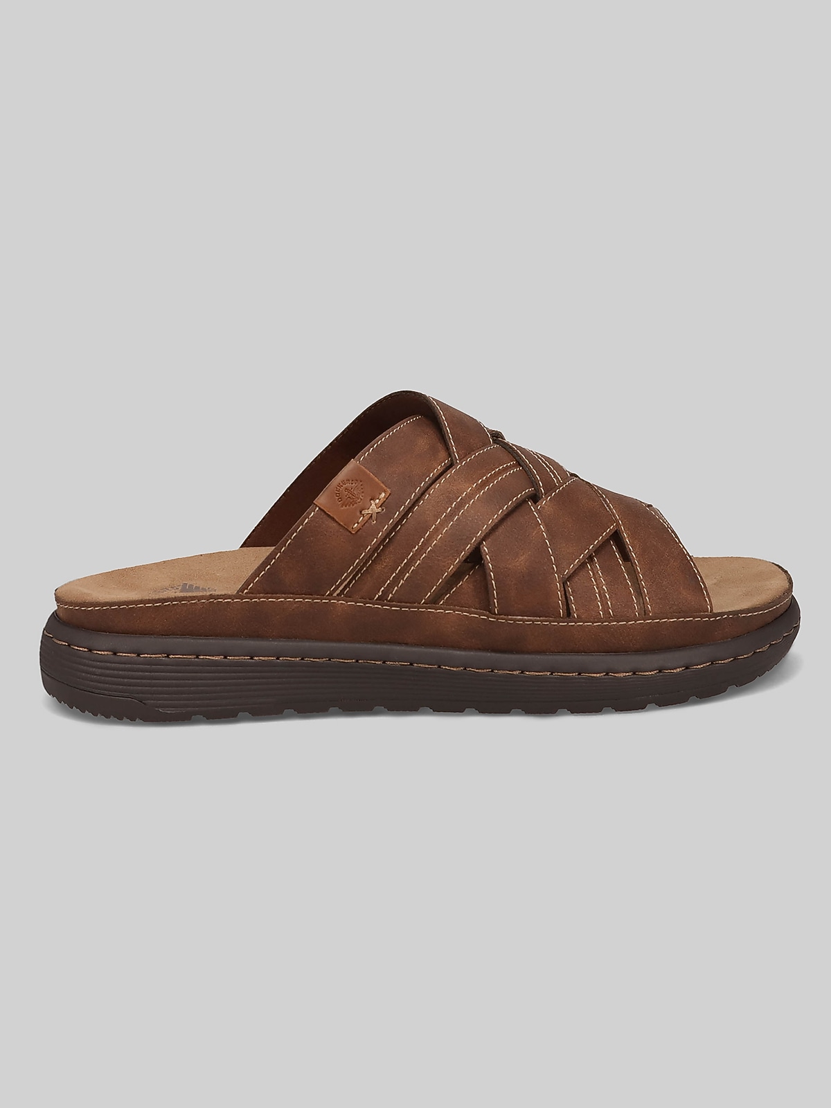 Dockers Seville Slide Sandals, Dark Tan | Sandals | Men display picture 1