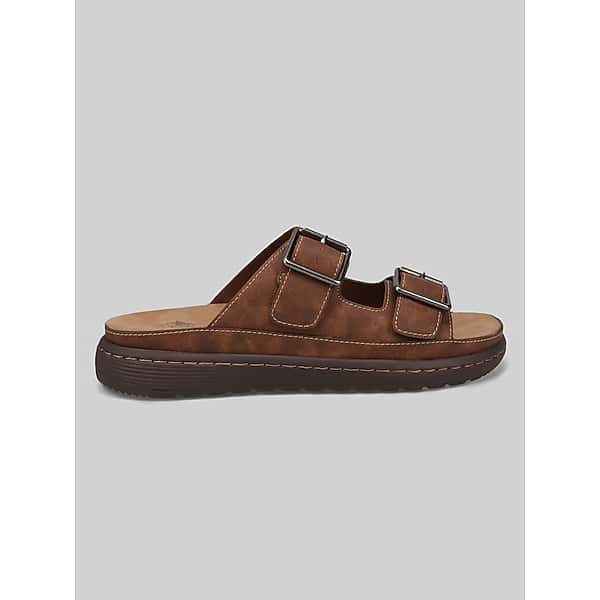 Dockers Men's Santorini Slide Buckle Sandals Dark Tan - Size: 8 D-Width