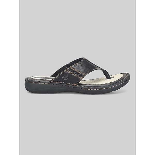 Born Shoes Men's Corvo II Flip-Flop Sandals Black - Size: 13 D-Width