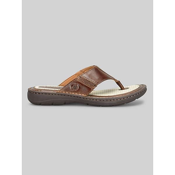 Born Shoes Men's Corvo II Flip-Flop Sandals Tan - Size: 13 D-Width