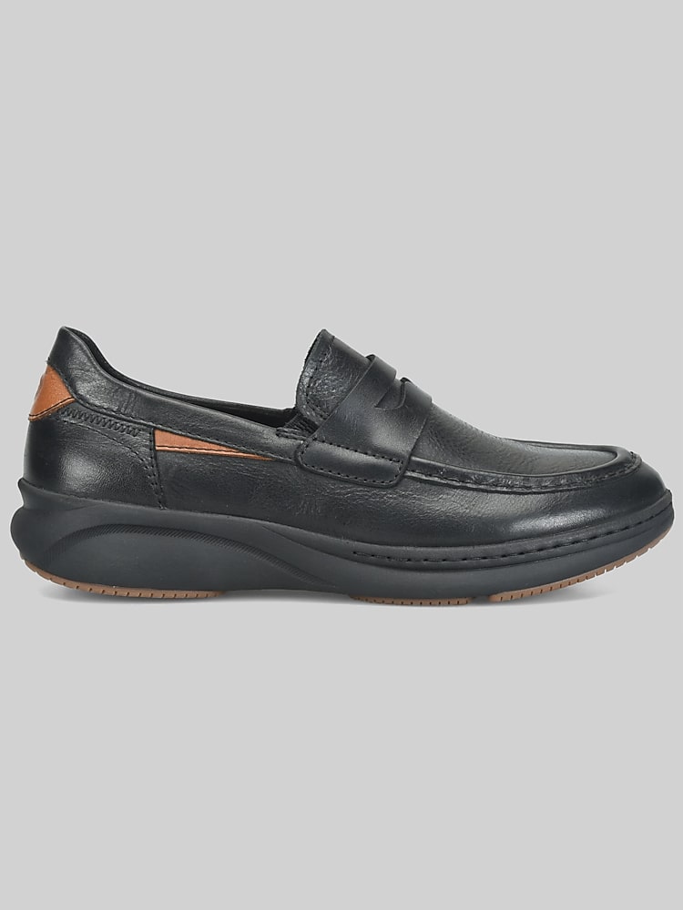 Born Shoes Davis Penny Loafers, Black | Loafers | Men display picture 1
