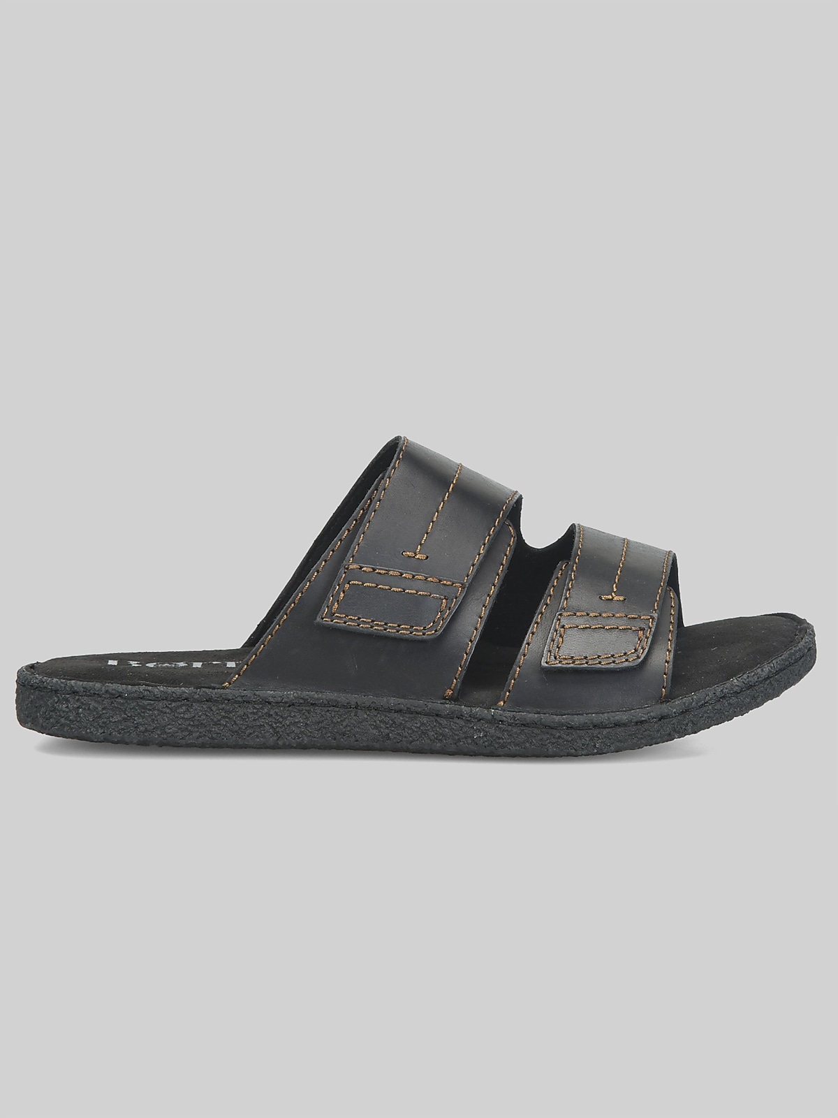Men\'s Black Woven Leather Tijuana Sandals with Adjustable Strap Amazon.com | Genuine Leather Men Huarache Pachuco Color  main image 2