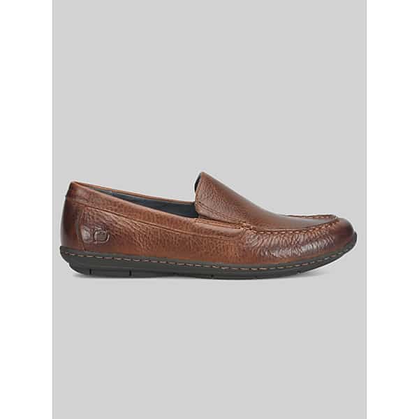 Born Shoes Men's Weston Moc Toe Loafers Brown - Size: 11 D-Width