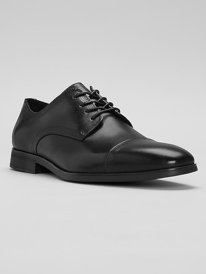La Milano Sonora Cap Toe Oxfords, Black - Image 2 of 6