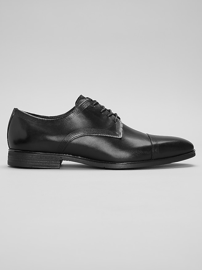 La Milano Sonora Cap Toe Oxfords Black