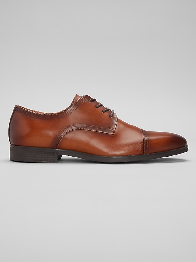 La Milano Sonora Cap Toe Oxfords Cognac