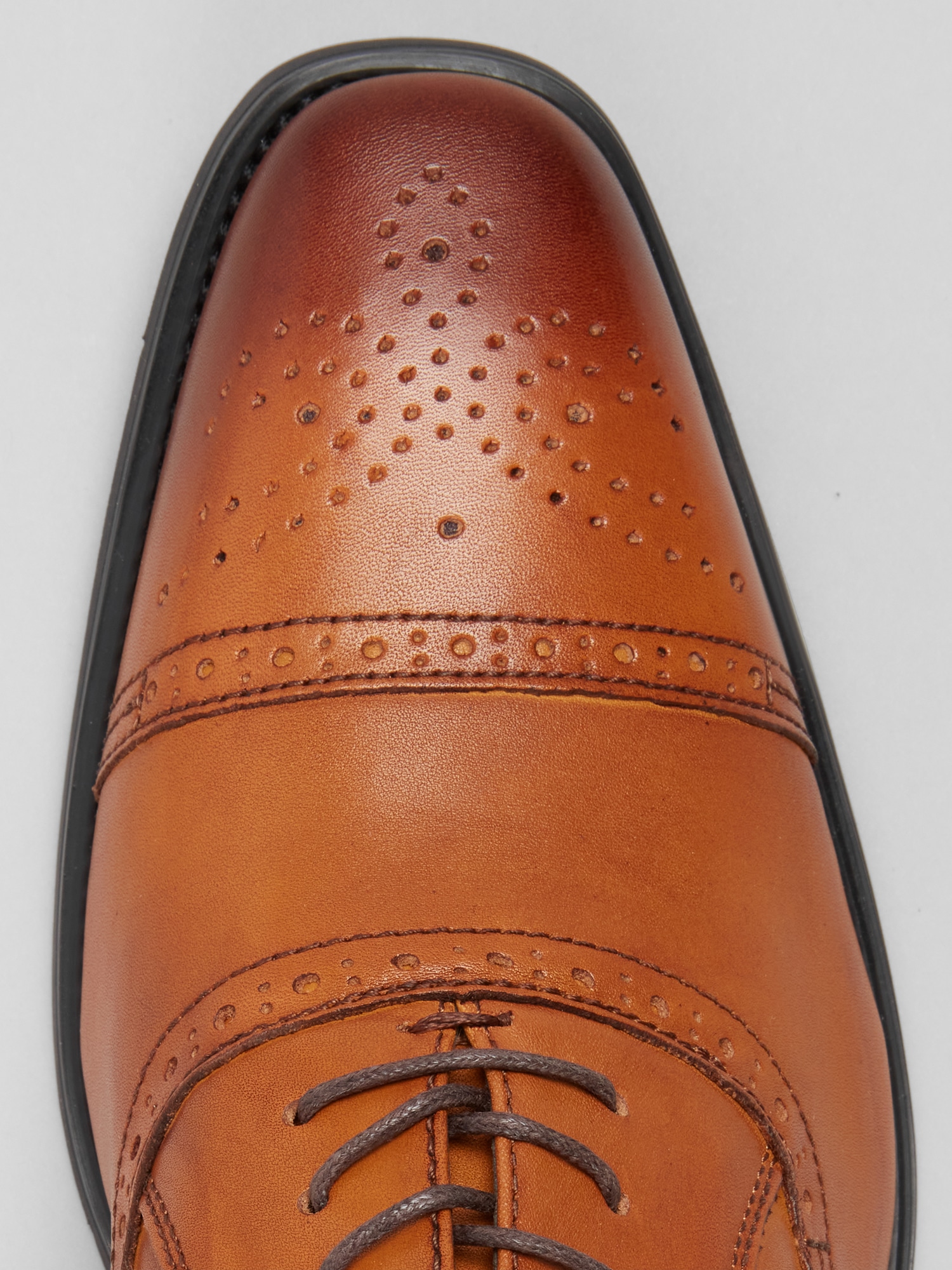 Landen Brogue Cap Toe Oxfords