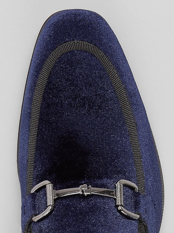 La Milano Volente Velvet Bit Loafers