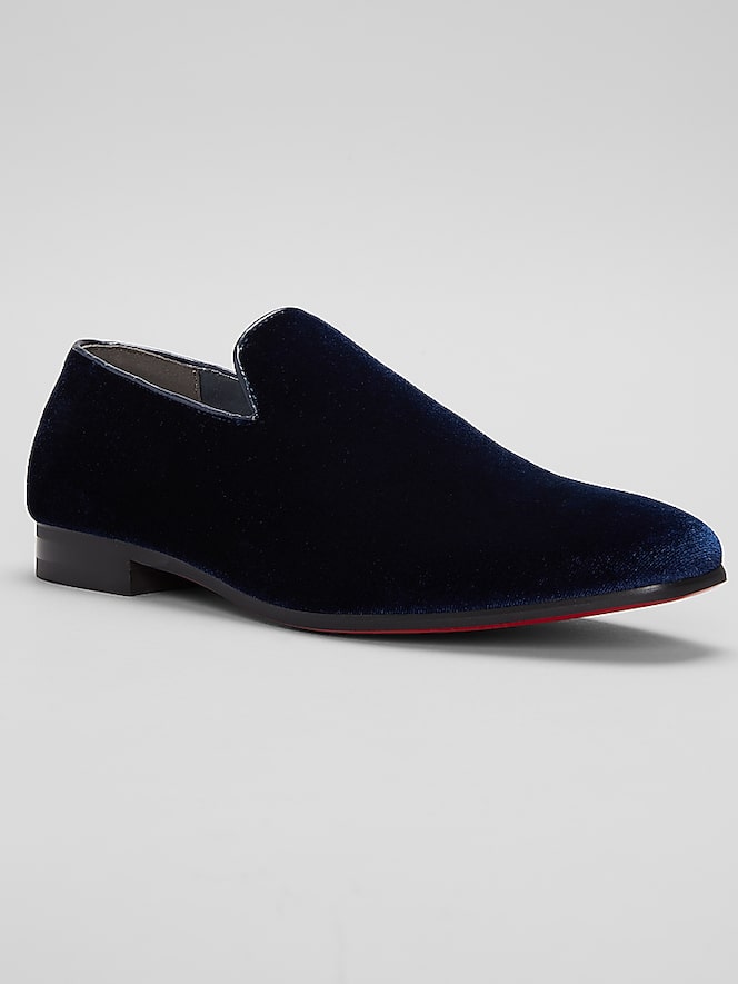 La Milano Alex Velvet Smoking Shoes