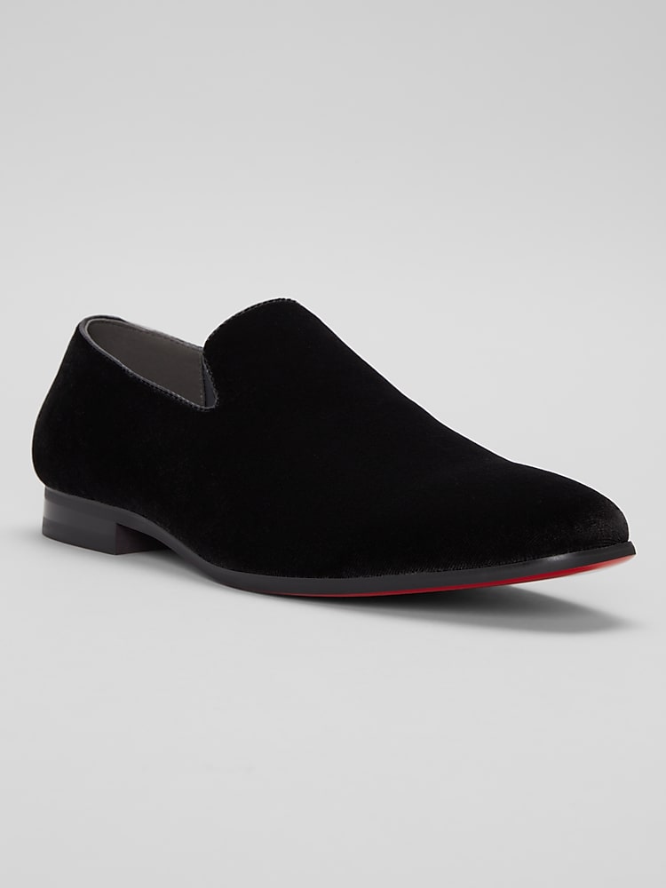 La Milano Alex Velvet Smoking Shoes, Black | Formal Shoes | Men's Wearhouse