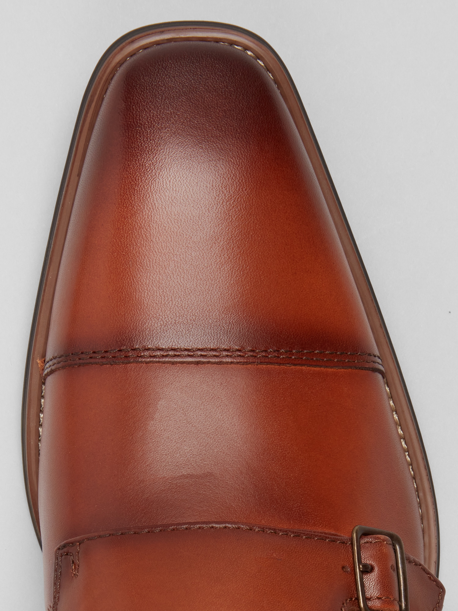Clark Cap Toe Monk Strap Shoes