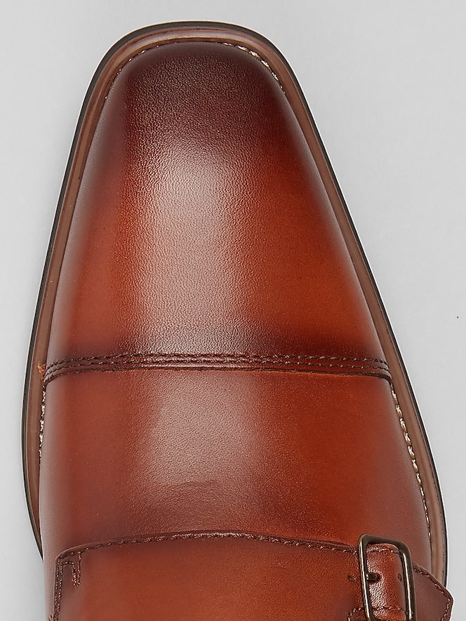 La Milano Clark Cap Toe Monk Strap Shoes