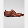 La Milano Clark Cap Toe Monk Strap Shoes