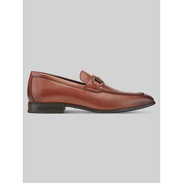 Rockport Men's Carlo Almond Toe Dress Loafers Tan - Size: 9.5 D-Width