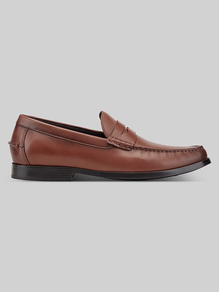 Rockport Wilcox Classic Penny Loafer, Dark Natural - Tan  display picture 2
