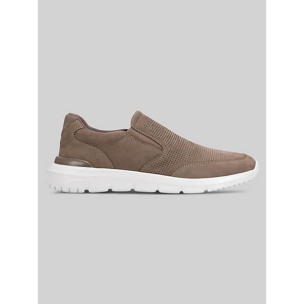 Rockport Men's Jaimin Slip‑On Sneakers Dark Taupe - Size: 9.5 WIDE