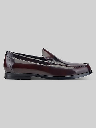 burgundy suede dress shoes mens Mezlan Accola Crocodile & Suede Textured Slip-On Burgundy (Exclusive) (50237-F) main image 1