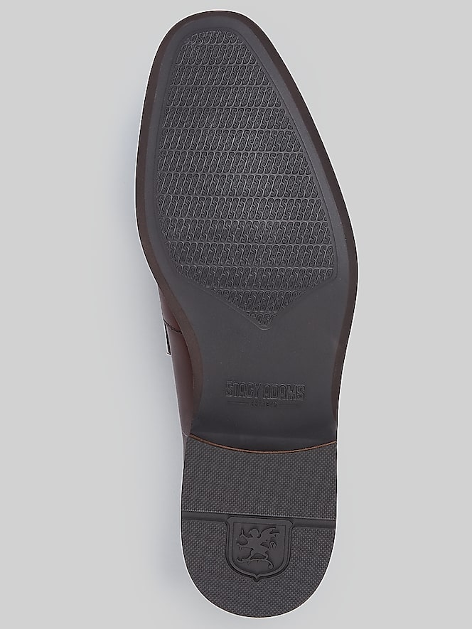 Stacy Adams Jackson Moc Toe Penny Loafers, Brown - Image 3 of 6