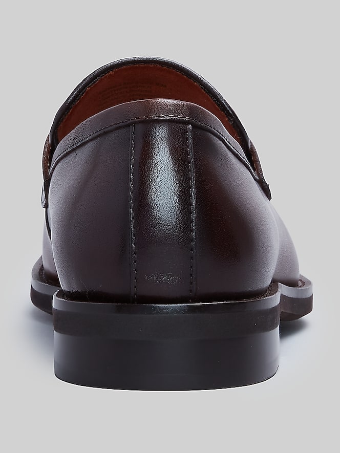 Stacy Adams Jackson Moc Toe Penny Loafers, Brown - Image 5 of 6