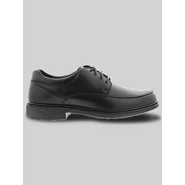 Drew Men's Park Moc Toe Dress Oxfords Black - Size: 15 WIDE