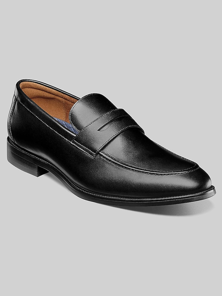 Florsheim BRAND NEW Black Leather Penny Loafers for Men NWT 17058-01__54153.1698075528.500  main image 3