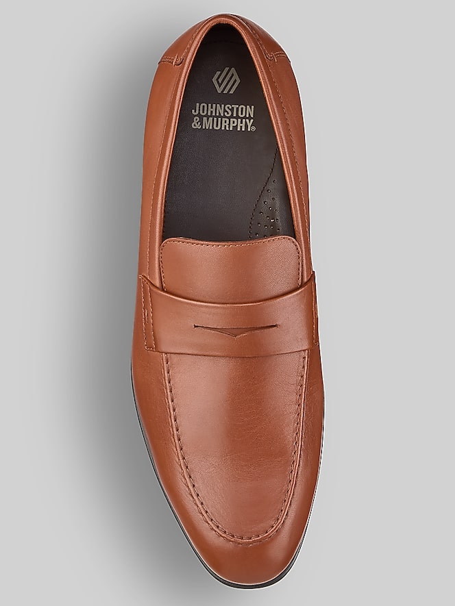 Johnston &Amp; Murphy Elston Moc Toe Penny Loafers
