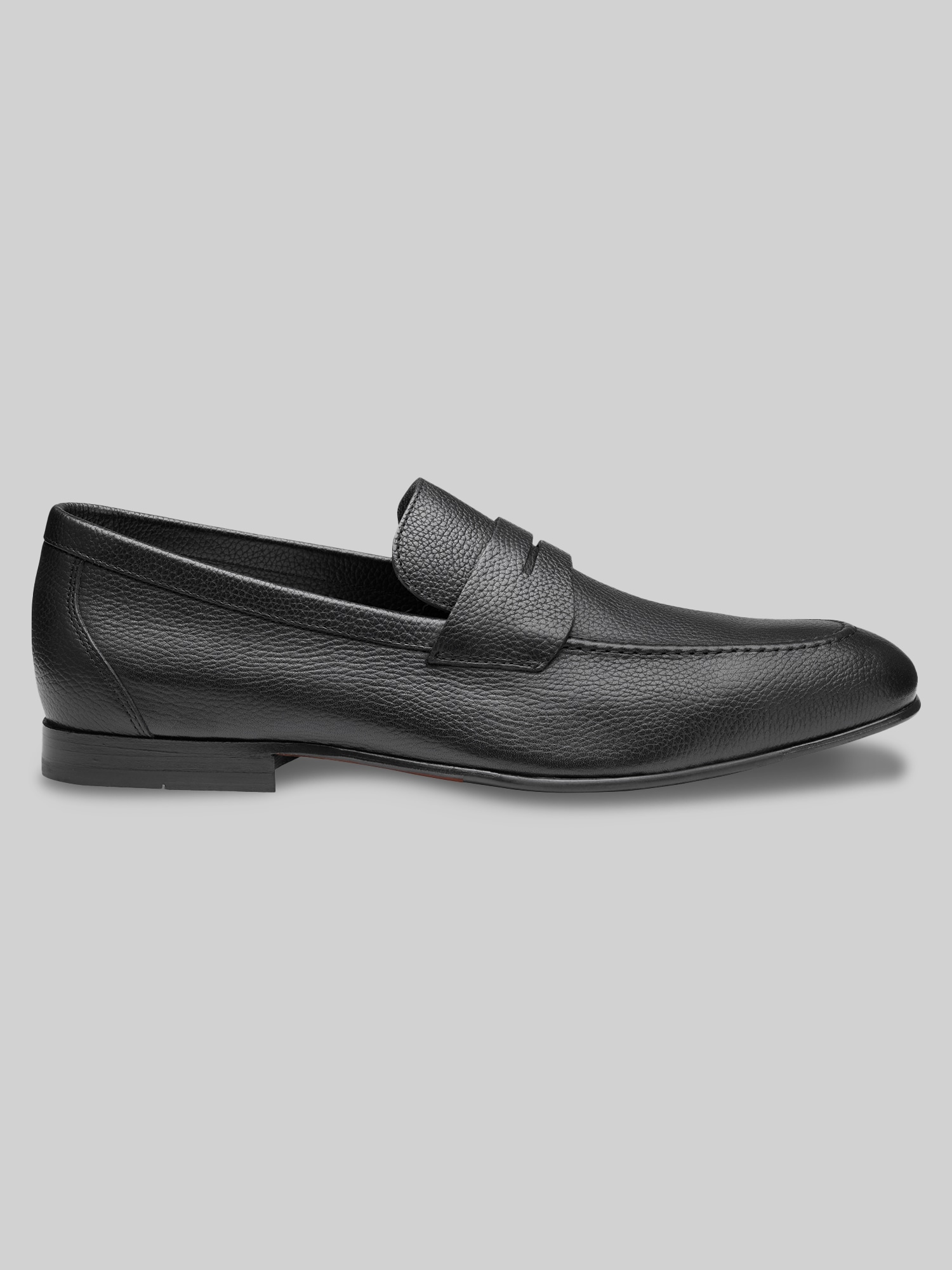Johnston & Murphy Higgins Moc Toe Bit Loafers, Black Leather