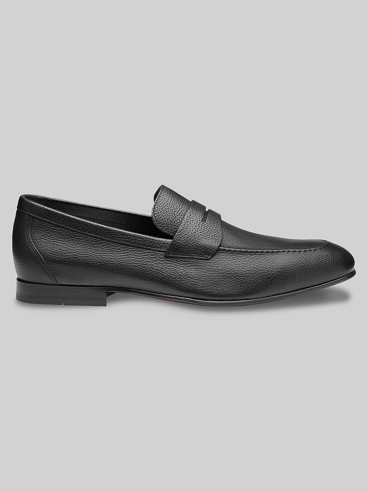 Johnston & Murphy Higgins Moc Toe Bit Loafers, Black Leather