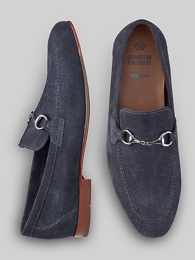 Johnston &Amp; Murphy Higgins Moc Toe Bit Loafers