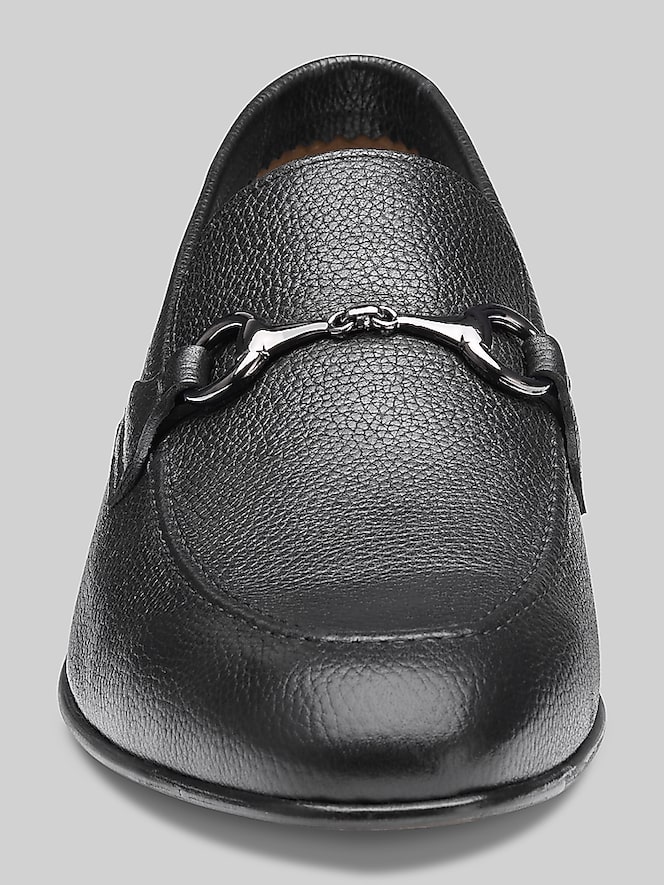 Johnston &Amp; Murphy Higgins Moc Toe Bit Loafers, Black Leather - Image 6 of 7