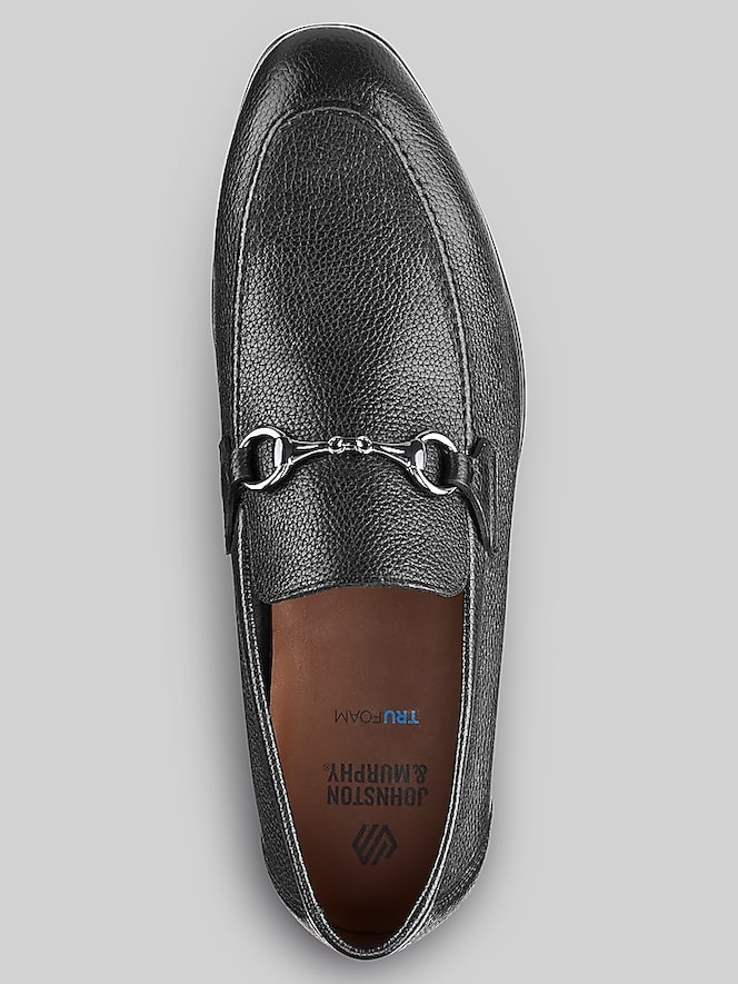 Johnston &Amp; Murphy Higgins Moc Toe Bit Loafers, Black Leather - Image 7 of 7
