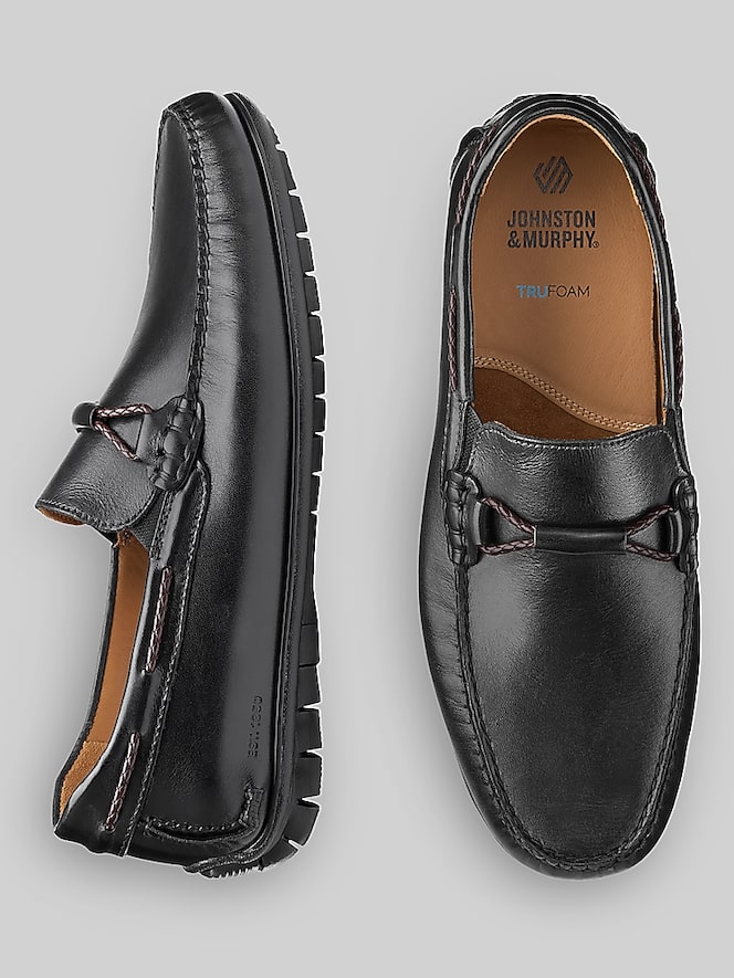 Johnston &Amp; Murphy Cort 2.0 Braided Moc Toe Bit Loafers