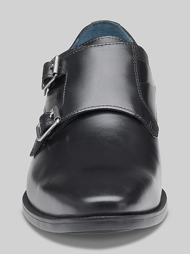 Johnston &Amp; Murphy Gibbons Double-Buckle Monk Strap Shoes