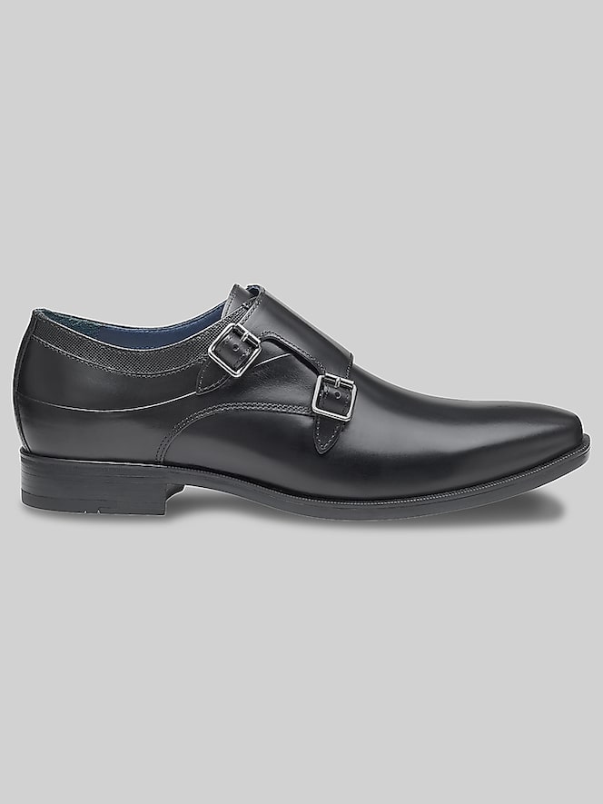 Johnston &Amp; Murphy Gibbons Double-Buckle Monk Strap Shoes