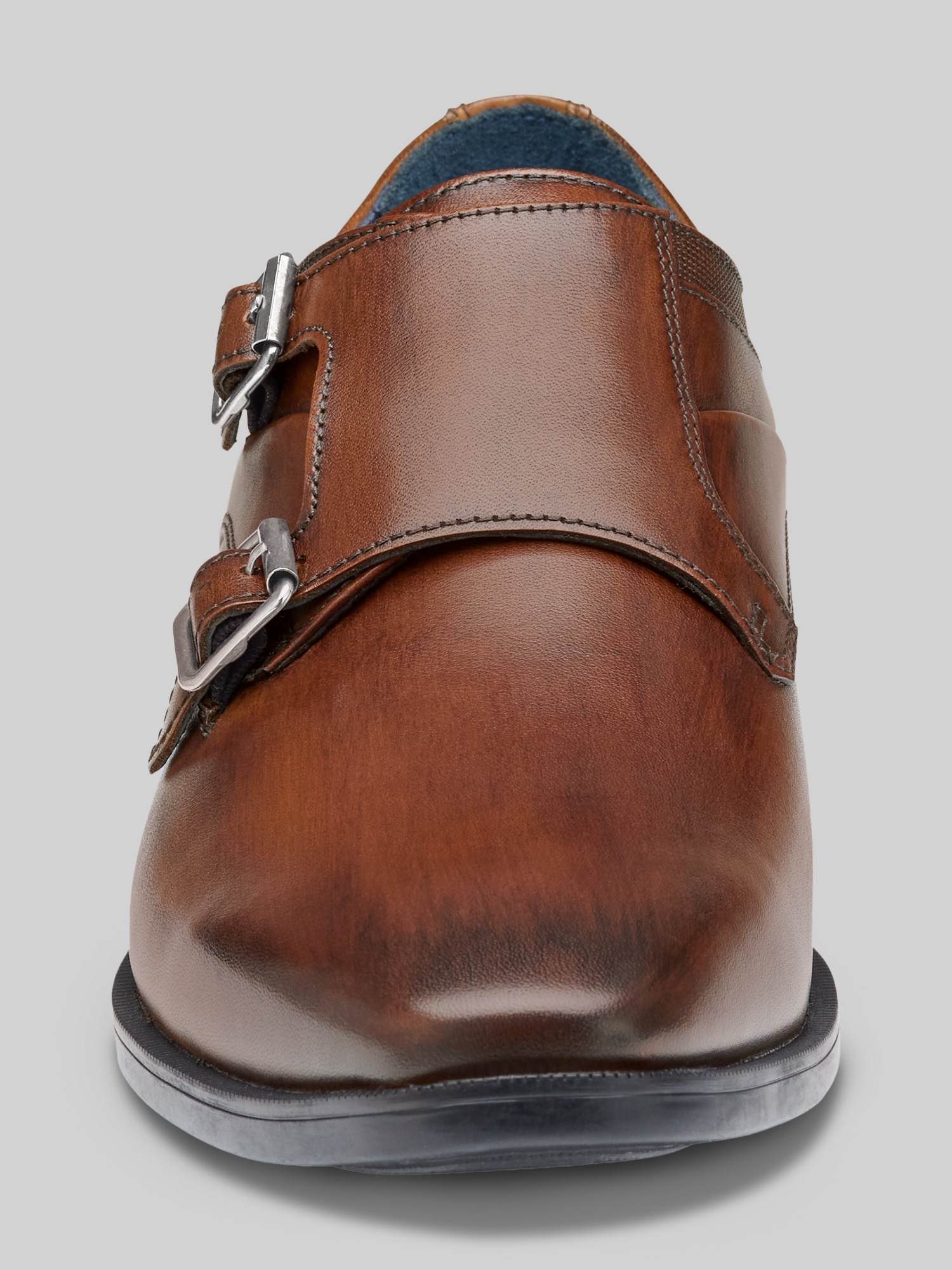 Gibbons Double-Buckle Monk Strap Shoes