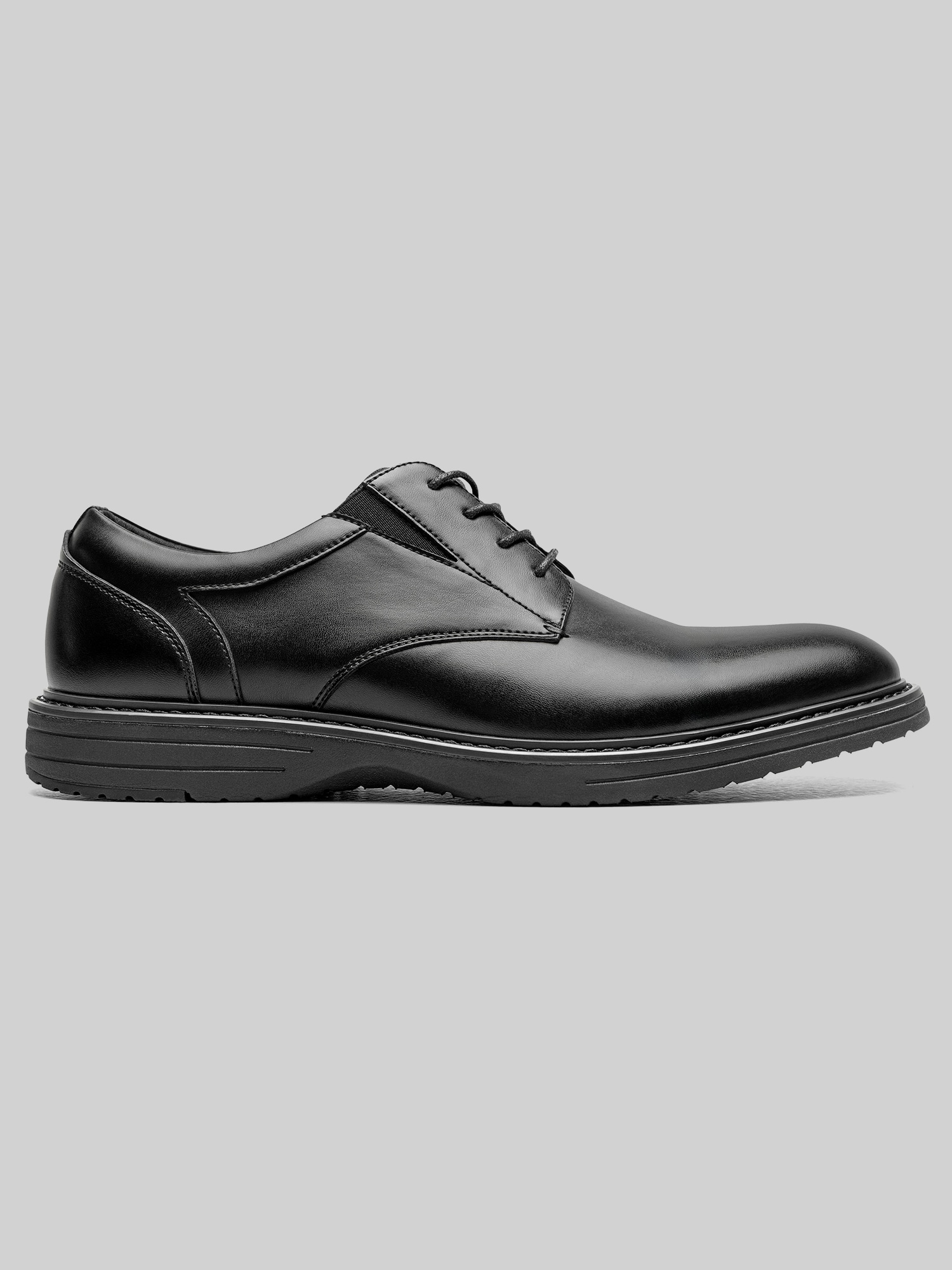 Nunn Bush Gates Plain Toe Oxfords, Black | Dress Shoes | Men's